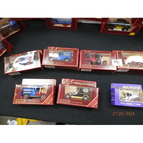 665 - Good Collection of Boxed Diecast Cars and Vehicles