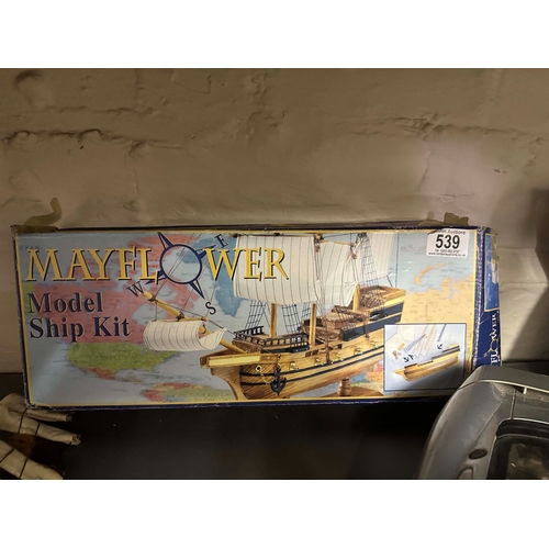 539 - Unused Mayflower Model Ship Kit