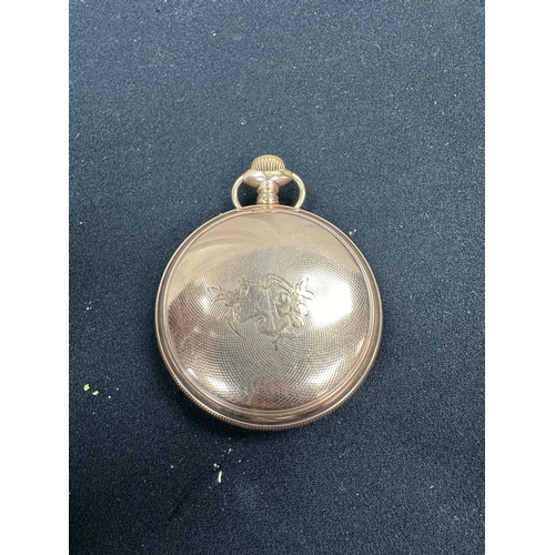 55 - American Gold Filled Railroad Pocket Watch c.1905 Made by Waltham