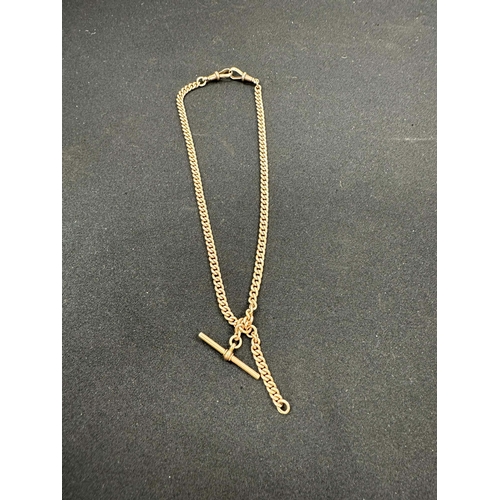 58 - Victorian 9ct Gold Albert Chain 39.4g