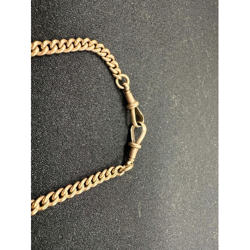 58 - Victorian 9ct Gold Albert Chain 39.4g