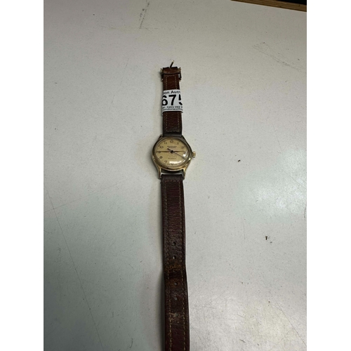 675 - Vintage Gents Bravingtons Wetrista Wrist Watch