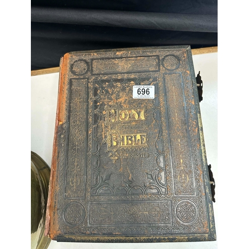 696 - 19th Century Illustrated Holy Bible