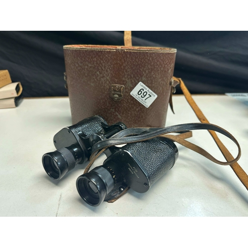 697 - Pair of Carl Konic Binoculars in Original Case