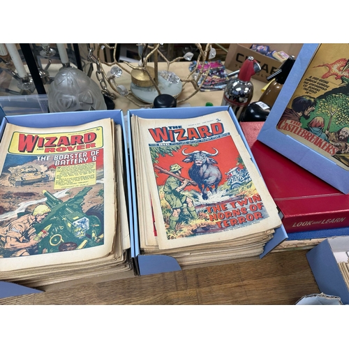 723 - Collection of Approx 200 Issues of 1970s The Wizard Comics