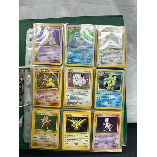 74 - An Album of Original Pokemon Cards-A Mixture of Edition 1 Cards, Shadowless Cards and Unlimited Edit... 