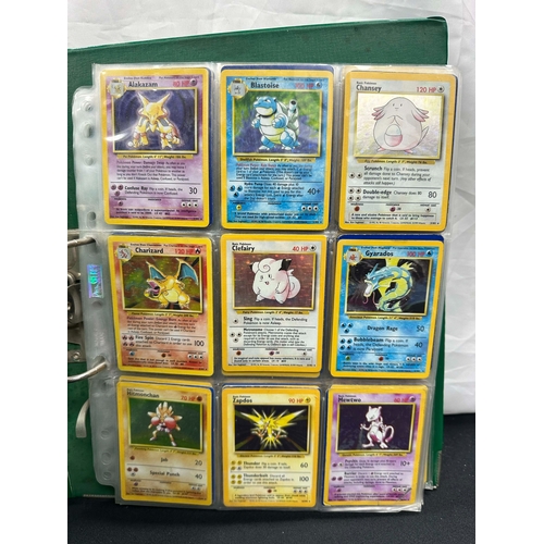 74 - An Album of Original Pokemon Cards-A Mixture of Edition 1 Cards, Shadowless Cards and Unlimited Edit... 