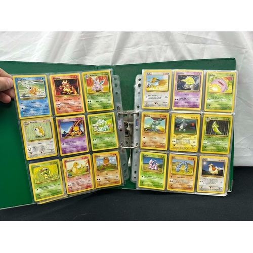 74 - An Album of Original Pokemon Cards-A Mixture of Edition 1 Cards, Shadowless Cards and Unlimited Edit... 