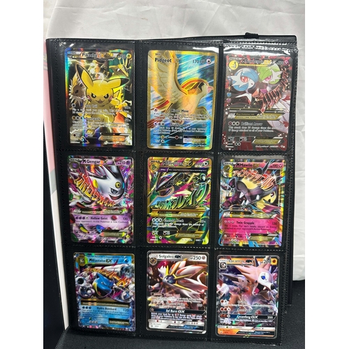 76 - A Good Album of Pokemon Cards, nearly all the cards are Shiny's/Holos. Dating from 2016/2017 includi... 