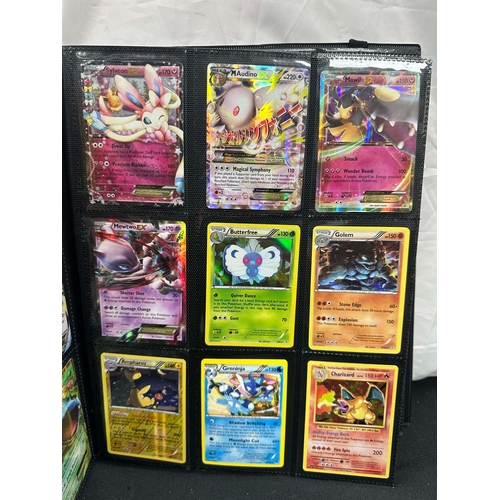 76 - A Good Album of Pokemon Cards, nearly all the cards are Shiny's/Holos. Dating from 2016/2017 includi... 