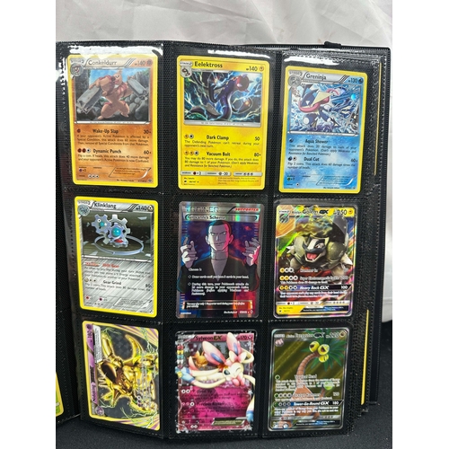 76 - A Good Album of Pokemon Cards, nearly all the cards are Shiny's/Holos. Dating from 2016/2017 includi... 