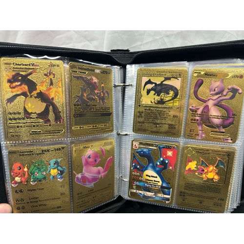 78 - An Album of Various Pokemon Cards 2021-2023, to Include Gold Cards, Holographic Cards etc (approx 40... 