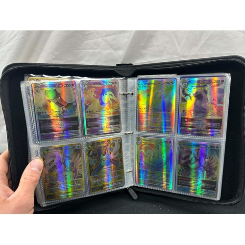 78 - An Album of Various Pokemon Cards 2021-2023, to Include Gold Cards, Holographic Cards etc (approx 40... 