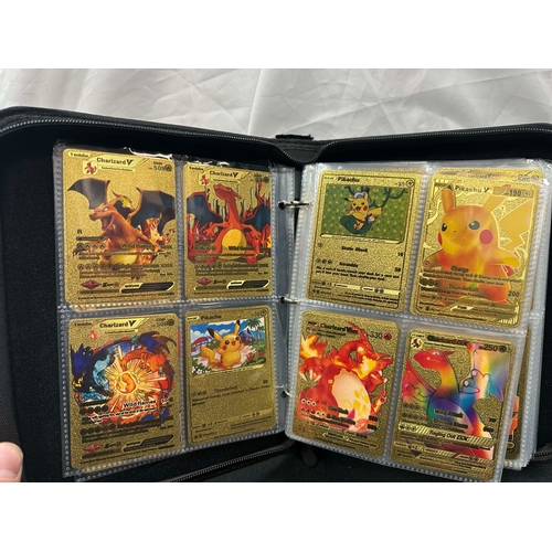 78 - An Album of Various Pokemon Cards 2021-2023, to Include Gold Cards, Holographic Cards etc (approx 40... 