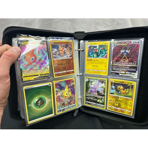 78 - An Album of Various Pokemon Cards 2021-2023, to Include Gold Cards, Holographic Cards etc (approx 40... 