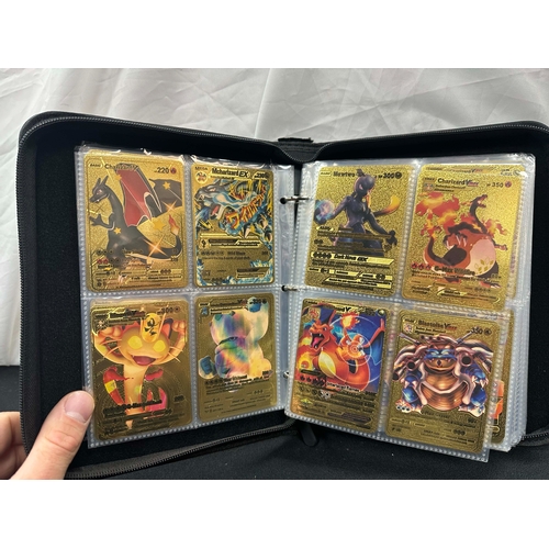 78 - An Album of Various Pokemon Cards 2021-2023, to Include Gold Cards, Holographic Cards etc (approx 40... 