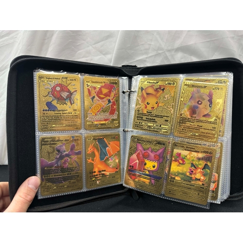 78 - An Album of Various Pokemon Cards 2021-2023, to Include Gold Cards, Holographic Cards etc (approx 40... 