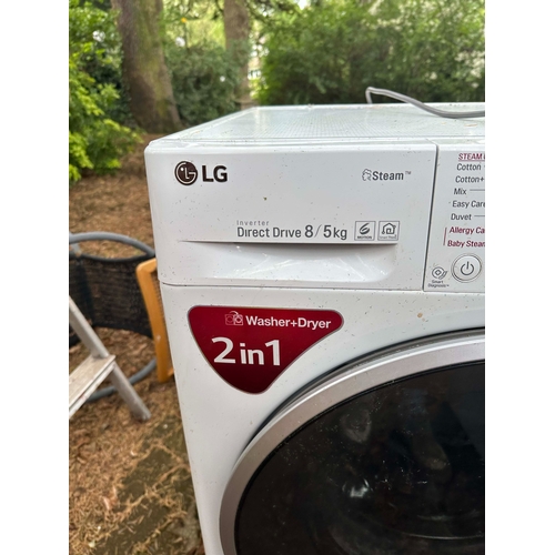 728 - LG Inverter direct drive 8/5kg Washer Dryer in Working Order