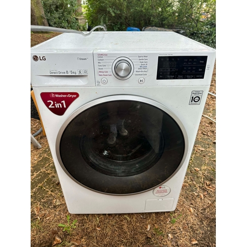 728 - LG Inverter direct drive 8/5kg Washer Dryer in Working Order