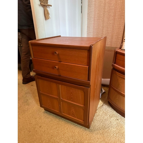 98r - Mid Century 1960s Teak Cabinet By Nathan