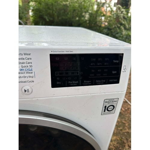 728 - LG Inverter direct drive 8/5kg Washer Dryer in Working Order