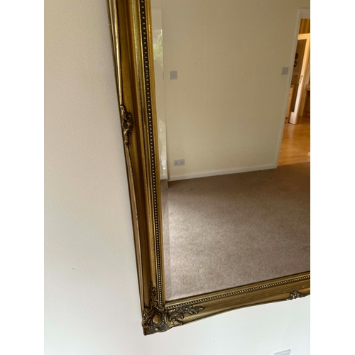 98B - A Large Good Quality Gold Framed Mirror