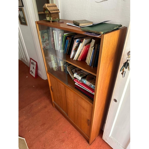 98u - Mid Century 1960s Teak and Glass Cabinet