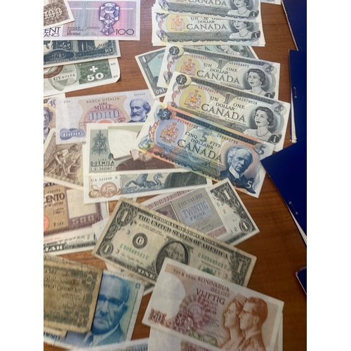 647 - A Large Collection of Banknotes. Most are in near Mint Condition, to include The Rothmans Cambridge ... 