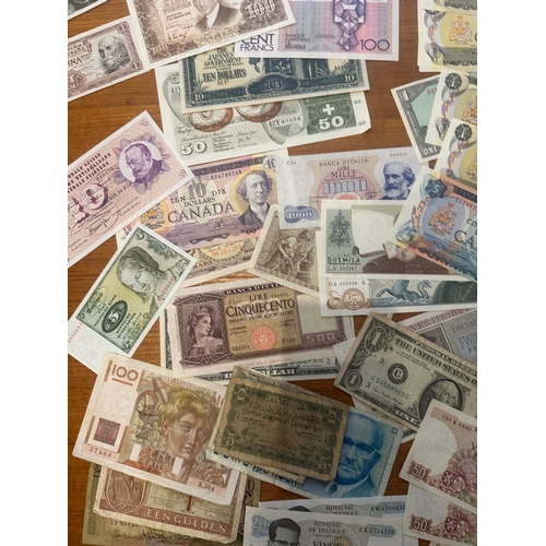 647 - A Large Collection of Banknotes. Most are in near Mint Condition, to include The Rothmans Cambridge ... 