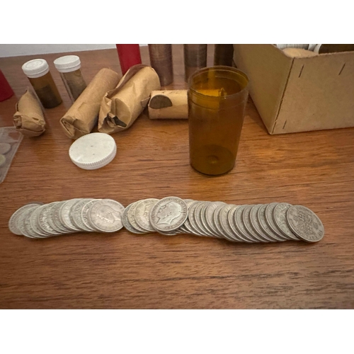 659 - Collection of 20 Various rolls of British Pre Decimalisation Coinage to include One Tube of Silver C... 