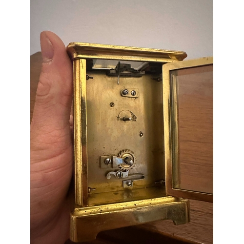 81 - Good Quality 19th Century French Brass Carriage Clock