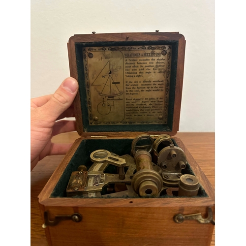 85 - Wooden Cased Ventura Nautical Sextant