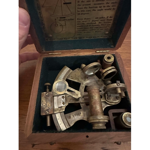 85 - Wooden Cased Ventura Nautical Sextant