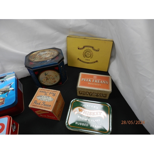 293 - Lot of Various Metal Tins