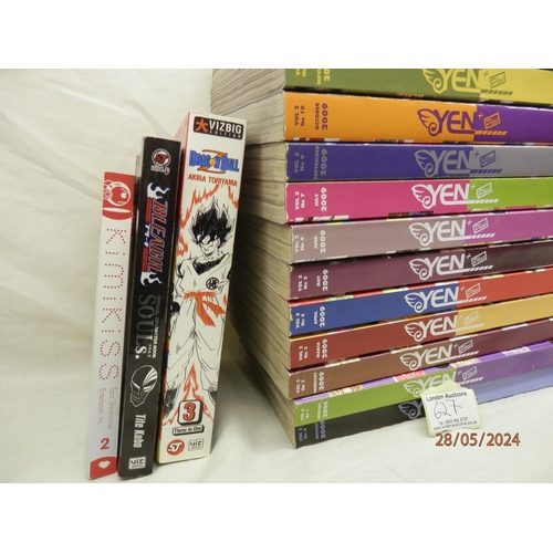 627 - A Good Collection of Japanese anime/ Manga Books and Graphic Novels