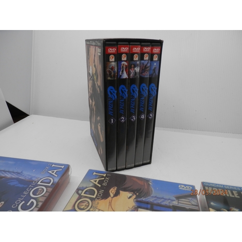 643 - Group of Japanese anime/ Manga DVD Boxsets: Gundam