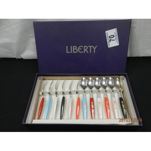 70 - Vintage Liberty London Fork and spoon Set