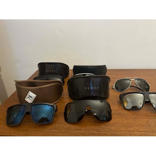 79 - Collection of Sunglasses to include 4 Pairs of Gucci and 2 pairs of Dolce and Gabbana