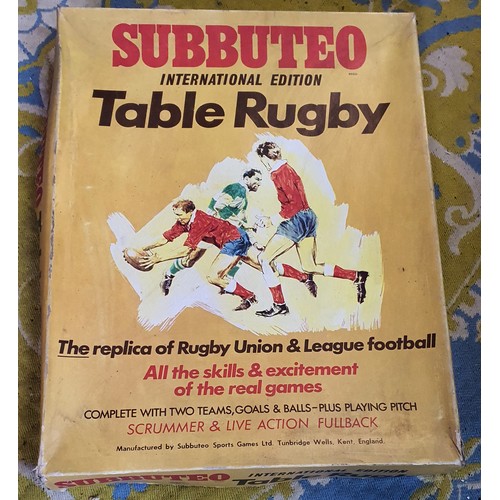 16A - Vintage Subbuteo table rugby game