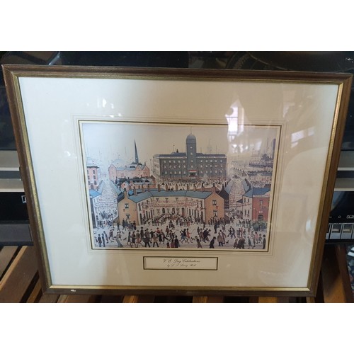 22A - L.S Lowry Vintage framed print