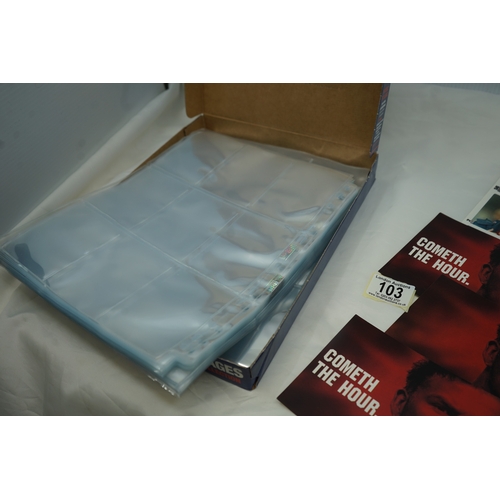 Unused Retro Collectors Card Wallet Pages