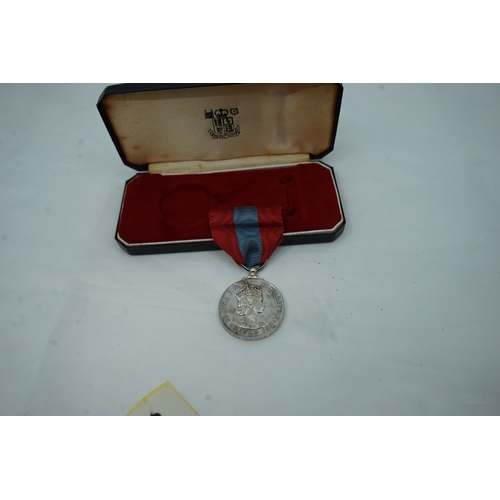 1A - Boxed Queen Elizabeth Imperial Service Medal to Miss Joyce Gabrielle Knight