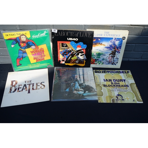 55 - Vinyl Record: Group of Albums to Include The Beatles