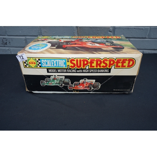 72 - Scalextric Superspeed Set