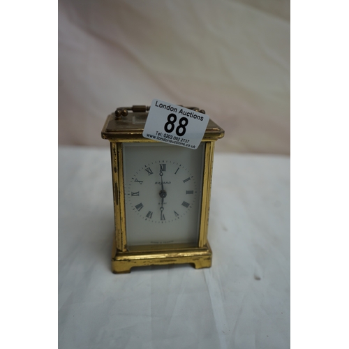 88 - Good Quality Bayard Brass Mantle Clock