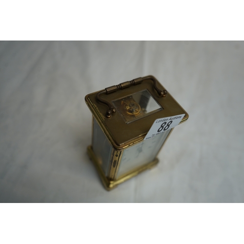 88 - Good Quality Bayard Brass Mantle Clock