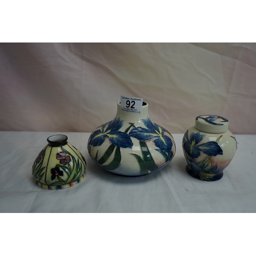 92 - Lot of Moorcroft Style 