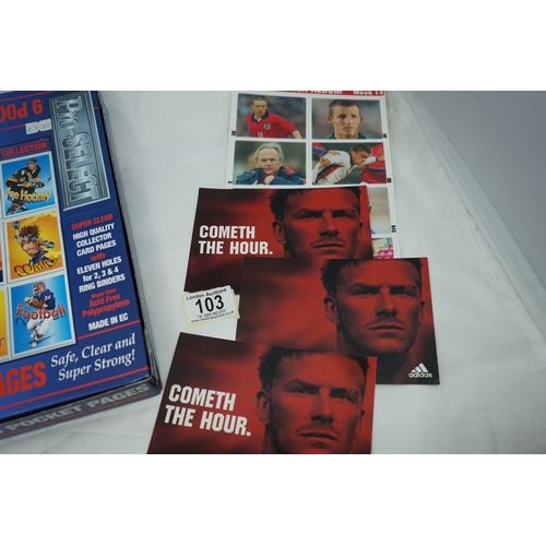 Unused Retro Collectors Card Wallet Pages