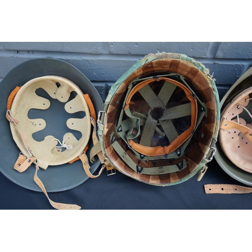 2 - Collection of Various Military Helmets