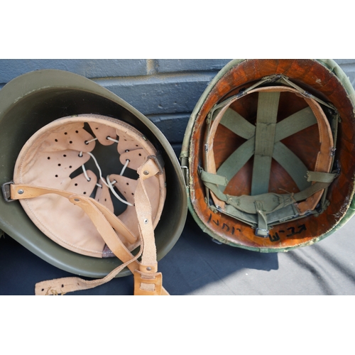 2 - Collection of Various Military Helmets